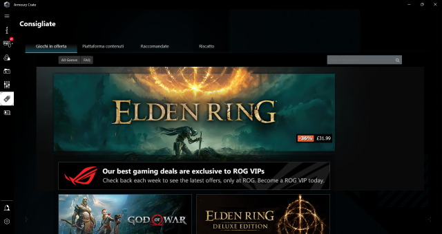 Recensione ROG Gladius III Wireless AimPoint 58