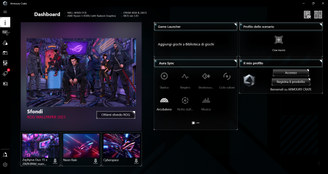 Recensione ROG Gladius III Wireless AimPoint 67