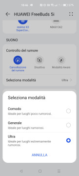 Recensione HUAWEI FreeBuds 5i 20