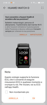 Recensione HUAWEI Watch D 75