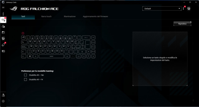 Recensione ROG Falchion ACE 45