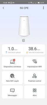 Recensione TCL LINKHUB 5G CPE HH515 34