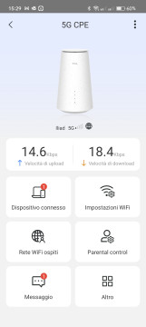 Recensione TCL LINKHUB 5G CPE HH515 41