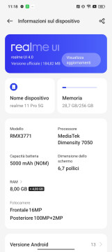 Recensione realme 11 Pro 84