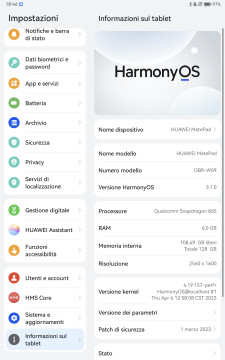 Recensione HUAWEI MatePad 11 2023 106