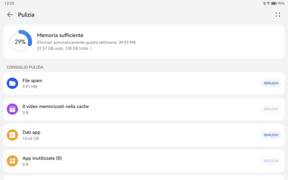 Recensione HUAWEI MatePad 11 2023 120