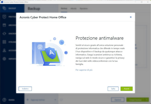 Recensione Acronis Cyber Protect Home Office 21