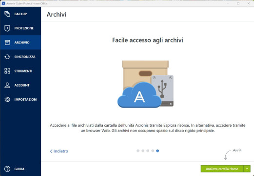 Recensione Acronis Cyber Protect Home Office 38