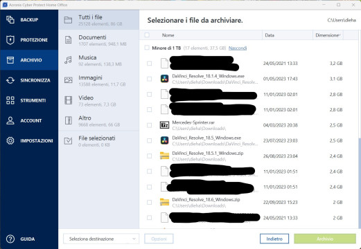 Recensione Acronis Cyber Protect Home Office 39