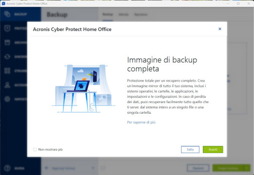 Recensione Acronis Cyber Protect Home Office 23