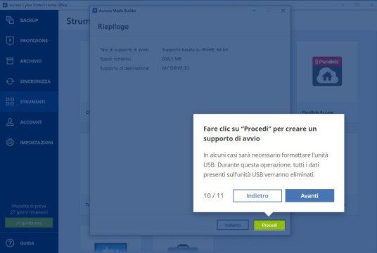 Recensione Acronis Cyber Protect Home Office 11