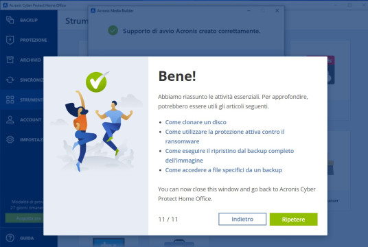 Recensione Acronis Cyber Protect Home Office 12