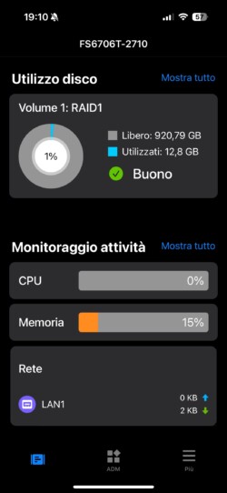 Recensione Asustor Lockerstor 4 Gen3 AS6804T 74